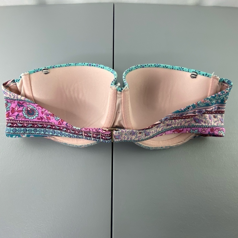 Shade Shore boho bandeau bikini top 36B - Picture 4 of 10
